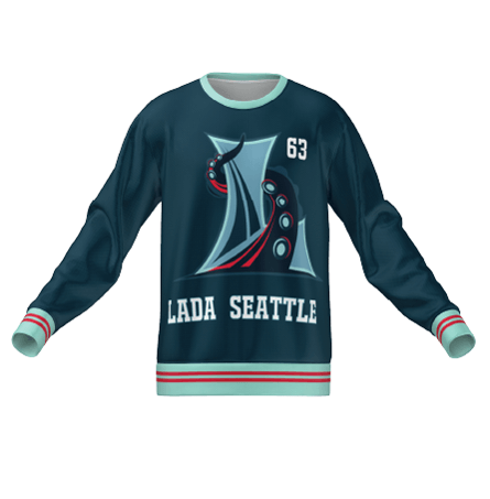 Custom Made Kids Lace up Hockey Hoodie Jersey with Sublimation